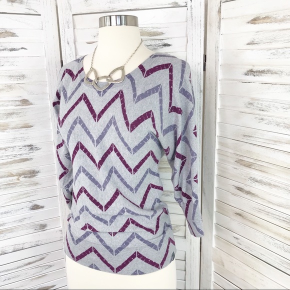 The North Face Sweaters - The North Face / Gray Purple Crew Neck Sweater XS